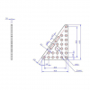 Треугольная пластина из анодированного алюминия Triangle Plate 6*8 (Pair) - «globural.ru» - Иркутск