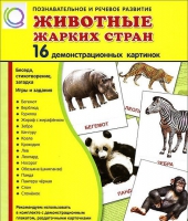 Демонстрационные карточки "Животные жарких стран" - «globural.ru» - Иркутск