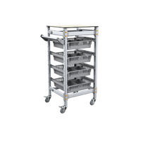 Тележка 1-секционная для учебных наборов и цифровых лабораторных комплексов SenseDisc - «globural.ru» - Иркутск