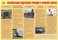 Плакат "Обязательная подготовка граждан к военной службе" - «globural.ru» - Иркутск