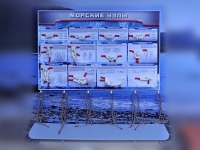 Стенд "Морские узлы" с оригинальными образцами - «globural.ru» - Иркутск