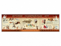 Настенное полотно "История Олимпийских игр" (10000 х 3000 мм) - «globural.ru» - Иркутск