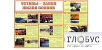 Стенд "Уставы закон жизни воинов" - «globural.ru» - Иркутск