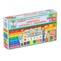 Развивающий тренажёр "Разноцветные окошки" 3-5 лет. Дополнительный набор карточек к базовому комплекту - «globural.ru» - Иркутск