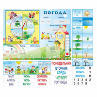 Стенд "Погода" с карманами для вставок - «globural.ru» - Иркутск
