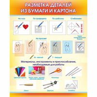 Стенд "Разметка деталей из бумаги и картона" - «globural.ru» - Иркутск