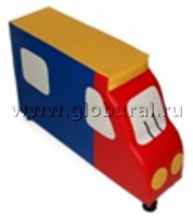 Напольная мягкая игрушка "Грузовик" каталка - «globural.ru» - Иркутск