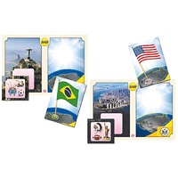 Настольно-печатная игра "Флаги стран мира 2. Азия, Африка, Австралия, Америка" - «globural.ru» - Иркутск