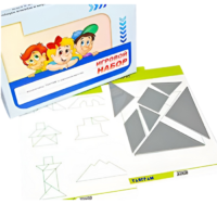 Игровой набор "Танграм" (с комплектом карточек) - «globural.ru» - Иркутск