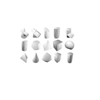 Комплект гипсовых моделей геометрических тел  - «globural.ru» - Иркутск