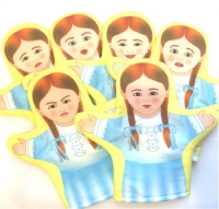 Набор кукол - рукавичек  "Эмоции. Девочки" - «globural.ru» - Иркутск
