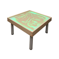 Столик на ножках для рисования песком Радуга. Подсветка RGB - «globural.ru» - Иркутск