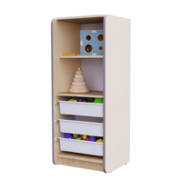 Открытый шкаф с ящиками из коллекции мебели «НЕГА» (цвет бежевый) - «globural.ru» - Иркутск