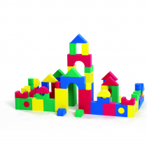 Блоки геометрические мягкие. Набор для класса. - «globural.ru» - Иркутск