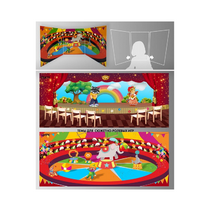 Стенд для сюжетно-ролевых игр 2-х сторонний (Цирк, театр) - «globural.ru» - Иркутск