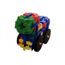 Набор для конструирования «Строительные интерактивные блоки стандарт» Комплект №3 "Машинка с колесами" - «globural.ru» - Иркутск