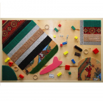 Тактильная панель с декоративными элементами «Материалы» - «globural.ru» - Иркутск