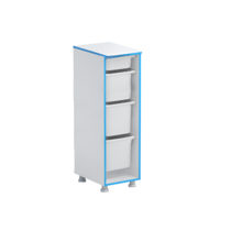 Стеллаж с лотками Робик 001 (белый) - «globural.ru» - Иркутск