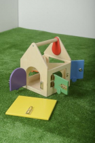 Тактильно-развивающий комплекс "Домик с дверцами и замочками" - «globural.ru» - Иркутск