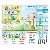 Стенд "Погода" с карманами для вставок - «globural.ru» - Иркутск