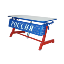 Стол ученический двухместный "Патриот-2п" на газовом лифте (р.гр. № 3-7 и наклоном столешницы ) - «globural.ru» - Иркутск