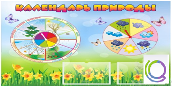 Стенд "Календарь природы" (вариант 2) - «globural.ru» - Иркутск
