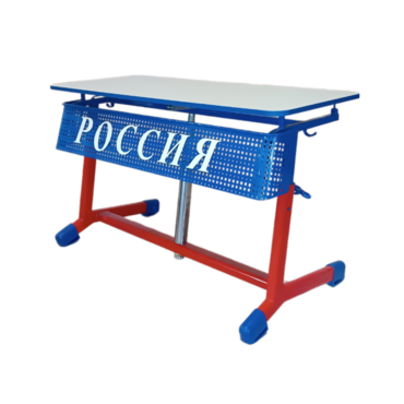 Стол ученический двухместный "Патриот-2о" на газовом лифте (р.гр. № 3-7 и наклоном столешницы) - «globural.ru» - Иркутск